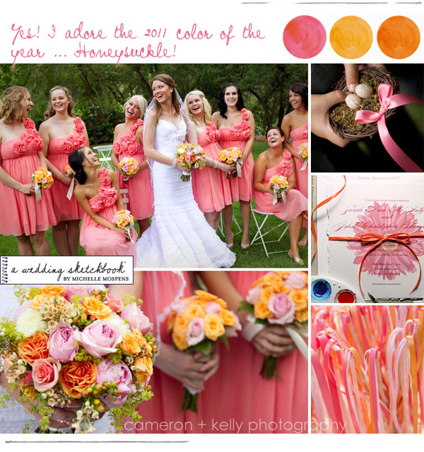 Tangerine Wedding Colours